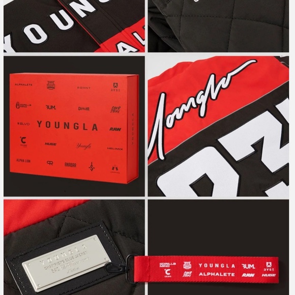 YoungLA 540 Champions Club Jacket Limited Edition & Key Chain - Picture 4 of 16